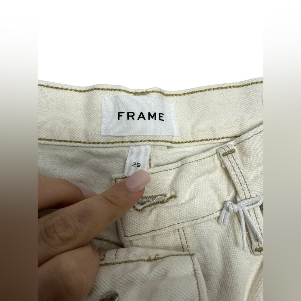 Frame le Original Jeans size   29 Ivory - NWT - Picture 3 of 9